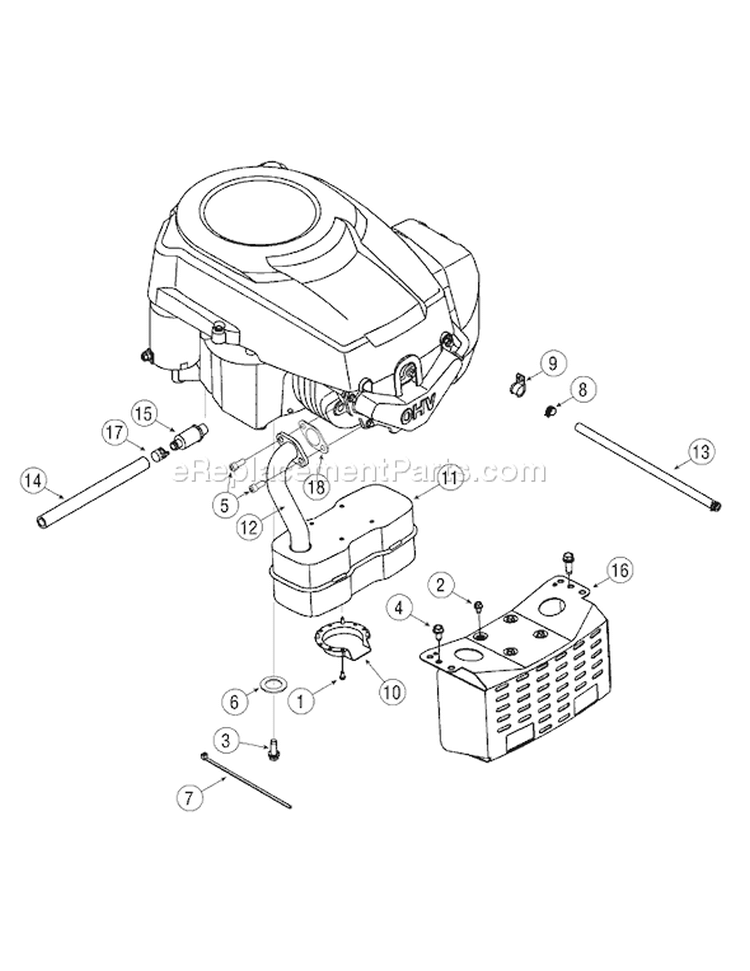 Page C Diagram and Parts List for 13BX605G755 2007 Yard Man Lawn Tractor